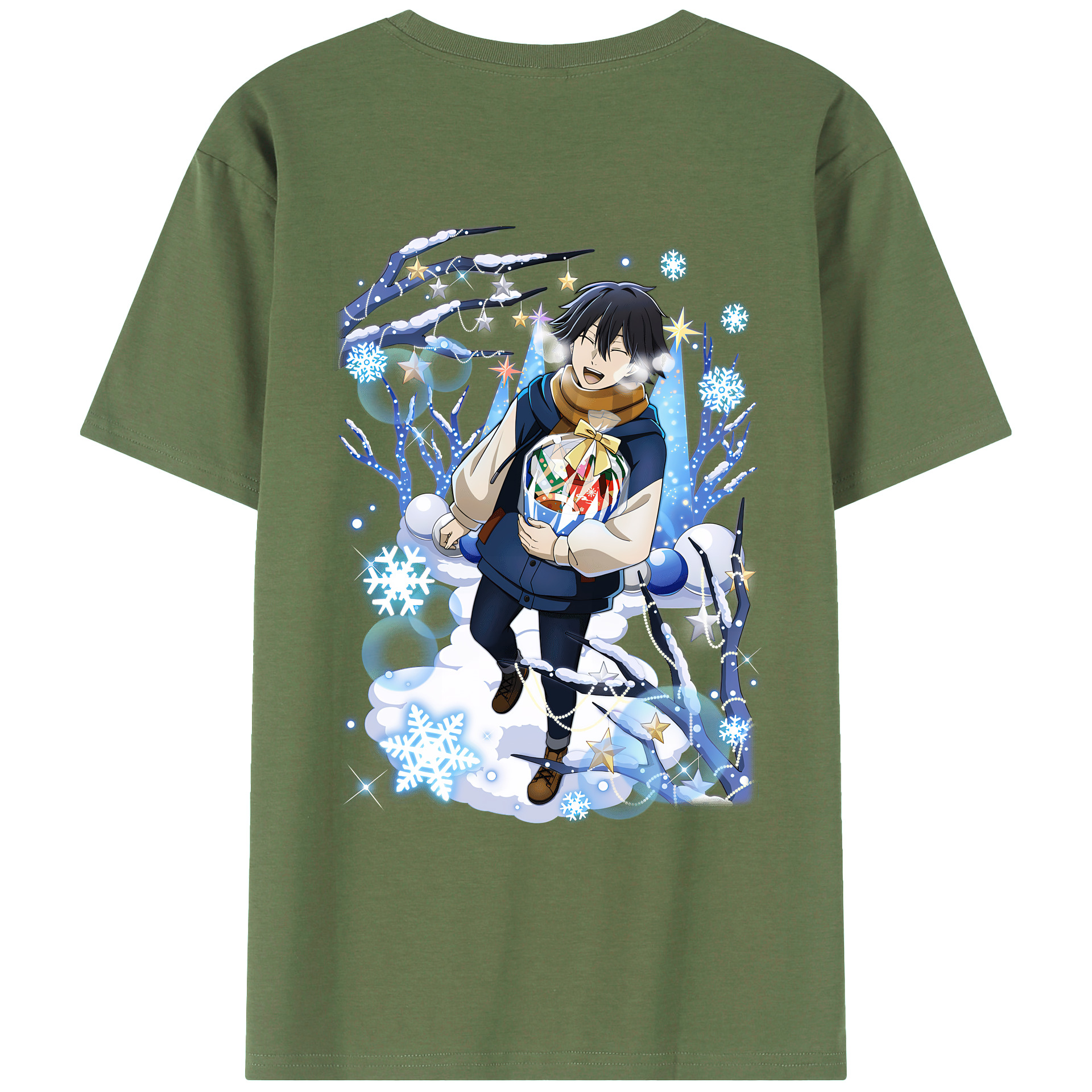 （画像用） 文豪ストレイドッグス Bungo Stray Dogs 綿100％ メンズ半袖Tシャツ（バックプリント） 通気性